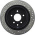 Centric 128.42072CR Disc Brake Rotor Sportstop Cryo Sport Drilled Rotor, Right