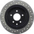 128.42073L by CENTRIC - Cross Drilled Rotor