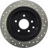 Centric 128.42073R Disc Brake Rotor Cross Drilled Rotor