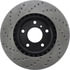 Centric 128.42074CL Disc Brake Rotor Sportstop Cryo Sport Drilled Rotor, Left