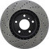 128.42074L by CENTRIC - Cross Drilled Rotor