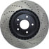 128.42076CR by CENTRIC - Sportstop Cryo Sport Drilled Rotor, Right