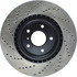 128.42076L by CENTRIC - Cross Drilled Rotor