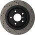 128.42080R by CENTRIC - Cross Drilled Rotor