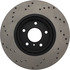 128.42080L by CENTRIC - Cross Drilled Rotor