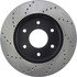 128.42084L by CENTRIC - Cross Drilled Rotor