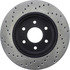 128.42085L by CENTRIC - Cross Drilled Rotor