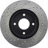 128.42091L by CENTRIC - Cross Drilled Rotor