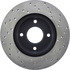 128.42091R by CENTRIC - Cross Drilled Rotor