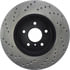 Centric 128.42092CL Disc Brake Rotor Sportstop Cryo Sport Drilled Rotor, Left