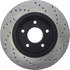 128.42097R by CENTRIC - Cross Drilled Rotor