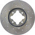 128.44017R by CENTRIC - Cross Drilled Rotor