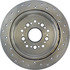 128.44082R by CENTRIC - Cross Drilled Rotor