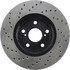 128.44088L by CENTRIC - Cross Drilled Rotor