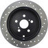 128.44115R by CENTRIC - Cross Drilled Rotor