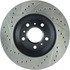 127.62098L by CENTRIC - Slotted Drilled Rotor