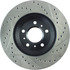 127.62098R by CENTRIC - Slotted Drilled Rotor