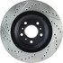 127.62099L by CENTRIC - Slotted Drilled Rotor