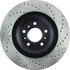 127.62099R by CENTRIC - Slotted Drilled Rotor