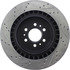 Centric 127.62076L Disc Brake Rotor Slotted Drilled Rotor