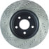 Centric 127.62078CL Disc Brake Rotor Sportstop Cryo Drilled & Slotted Rotor, Left