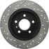 Centric 127.62101CL Disc Brake Rotor Sportstop Cryo Drilled & Slotted Rotor, Left