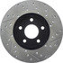 127.62104R by CENTRIC - Slotted Drilled Rotor