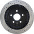 127.62105R by CENTRIC - Slotted Drilled Rotor