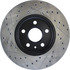 127.62106L by CENTRIC - Slotted Drilled Rotor