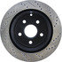 127.62111R by CENTRIC - Sport Drilled & Slotted Rotor, Right