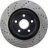 Centric 127.62114CL Disc Brake Rotor Sportstop Cryo Drilled & Slotted Rotor, Left