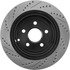 127.62113L by CENTRIC - Slotted Drilled Rotor