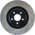 Centric 127.62116CL Disc Brake Rotor Sportstop Cryo Drilled & Slotted Rotor, Left