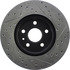 127.62120R by CENTRIC - Slotted Drilled Rotor