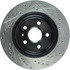 127.62127R by CENTRIC - Slotted Drilled Rotor