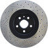 127.62128R by CENTRIC - Slotted Drilled Rotor