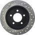 127.63035L by CENTRIC - Slotted Drilled Rotor