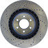 127.63036L by CENTRIC - Slotted Drilled Rotor