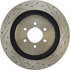 127.63037R by CENTRIC - Slotted Drilled Rotor