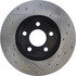 127.63039R by CENTRIC - Slotted Drilled Rotor