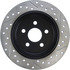 127.63040R by CENTRIC - Slotted Drilled Rotor
