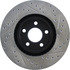 127.63052R by CENTRIC - Slotted Drilled Rotor