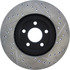 127.63053R by CENTRIC - Slotted Drilled Rotor