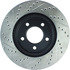 127.63058L by CENTRIC - Slotted Drilled Rotor