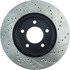 127.63058R by CENTRIC - Slotted Drilled Rotor