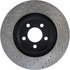 127.63059L by CENTRIC - Slotted Drilled Rotor