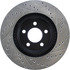 127.63059R by CENTRIC - Slotted Drilled Rotor