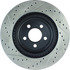 127.63061CL by CENTRIC - Sportstop Cryo Drilled & Slotted Rotor, Left