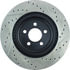 Centric 127.63061CR Disc Brake Rotor Sportstop Cryo Drilled & Slotted Rotor, Right
