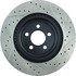 127.63061R by CENTRIC - Slotted Drilled Rotor